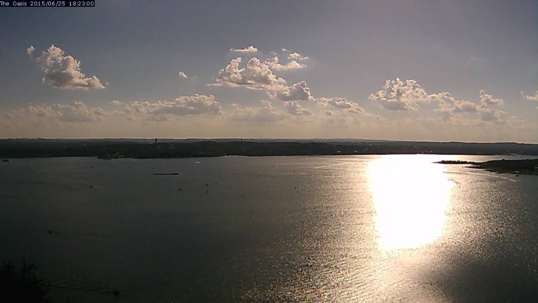 Lake Travis webcam, June 25, 2015 5:30 PM CT