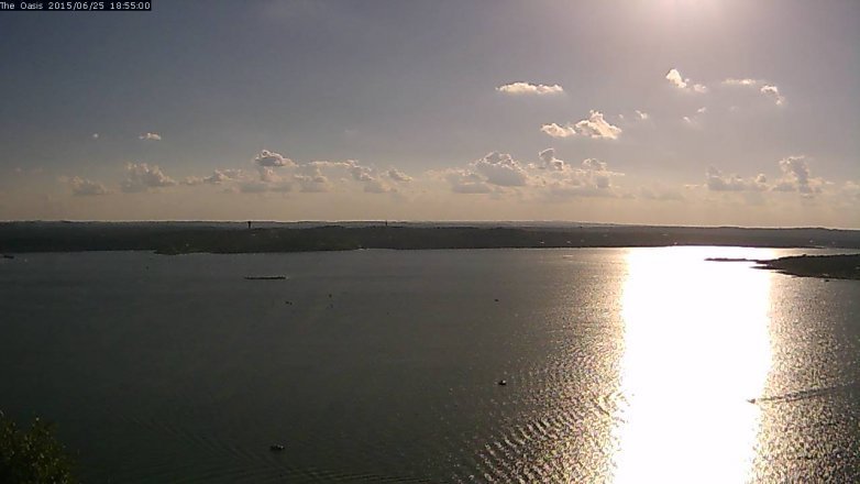 Lake Travis webcam, June 25, 2015 6:00 PM CT