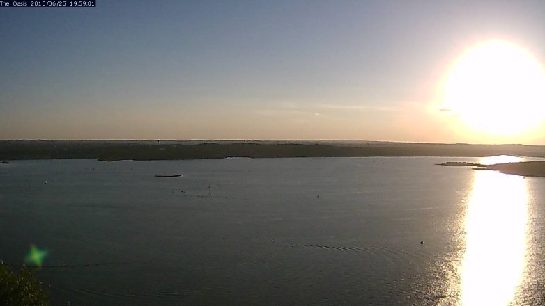 Lake Travis webcam, June 25, 2015 7:05 PM CT