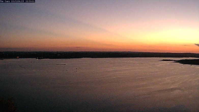 Lake Travis webcam, June 25, 2015 8:05 PM CT