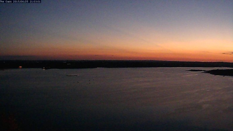 Lake Travis webcam, June 25, 2015 8:10 PM CT