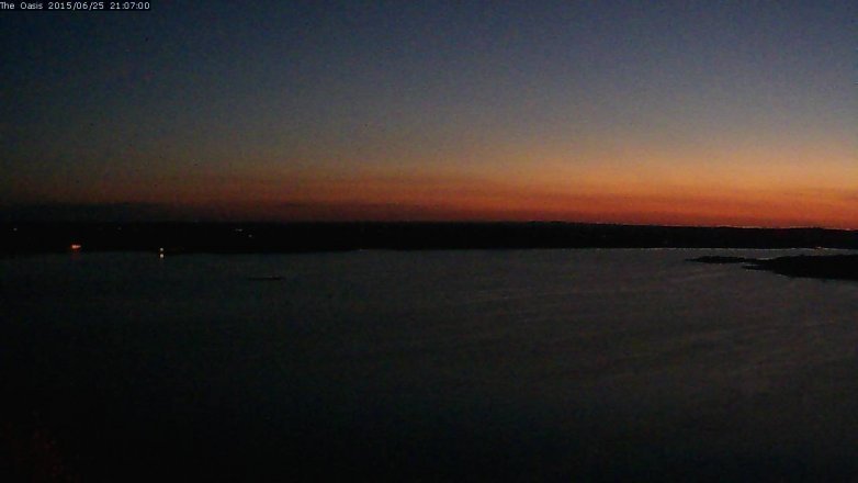 Lake Travis webcam, June 25, 2015 8:15 PM CT