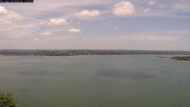 Lake Travis webcam, June 26, 2015 12:00 PM CT