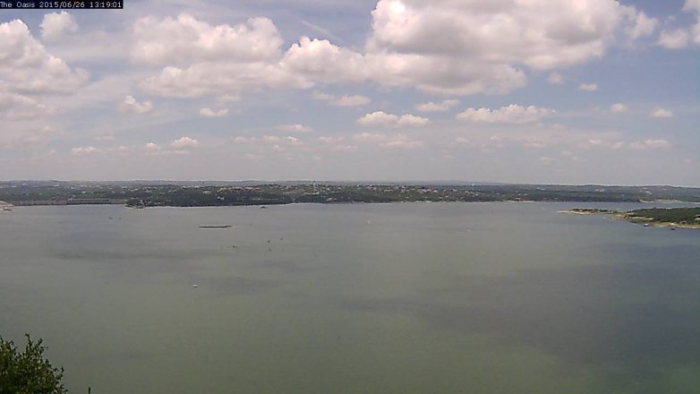 Lake Travis webcam, June 26, 2015 12:25 PM CT