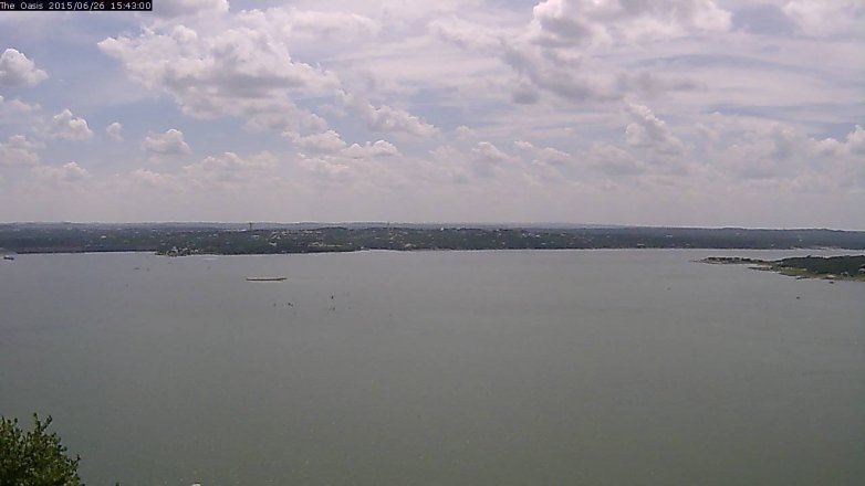 Lake Travis webcam, June 26, 2015 2:50 PM CT
