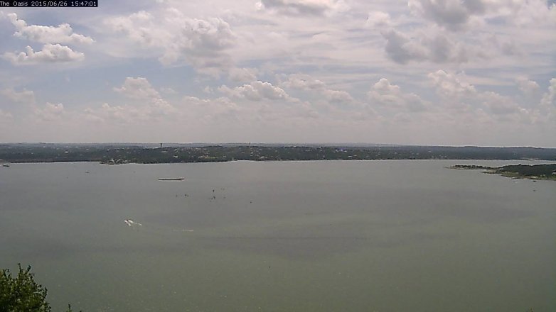Lake Travis webcam, June 26, 2015 2:55 PM CT
