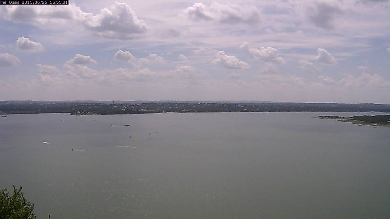 Lake Travis webcam, June 26, 2015 3:00 PM CT