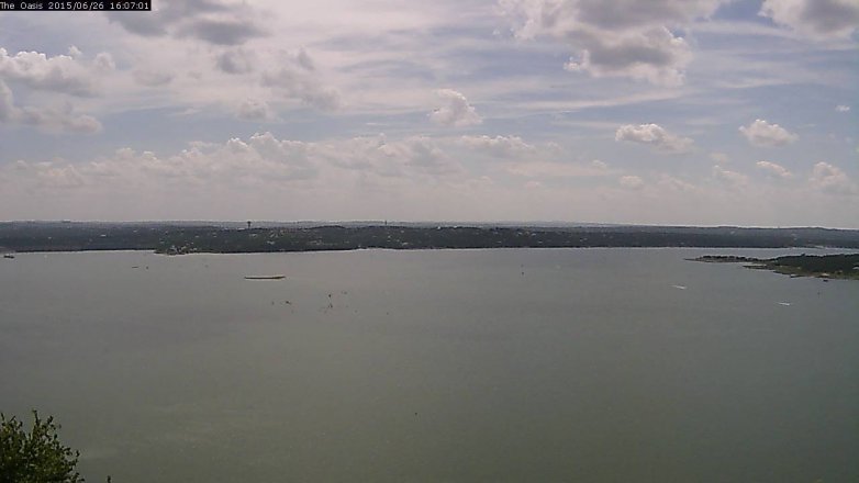 Lake Travis webcam, June 26, 2015 3:15 PM CT