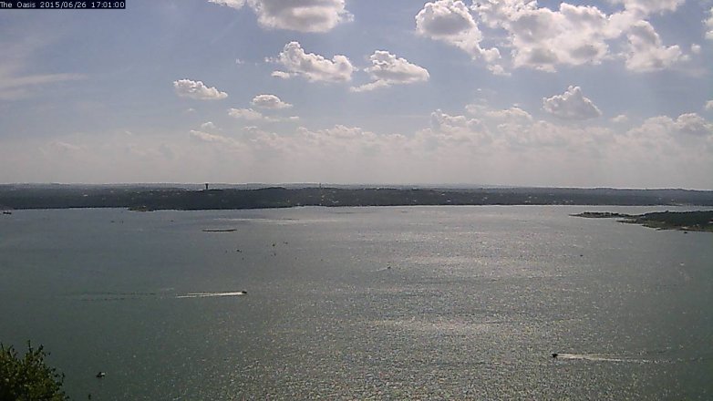 Lake Travis webcam, June 26, 2015 4:10 PM CT