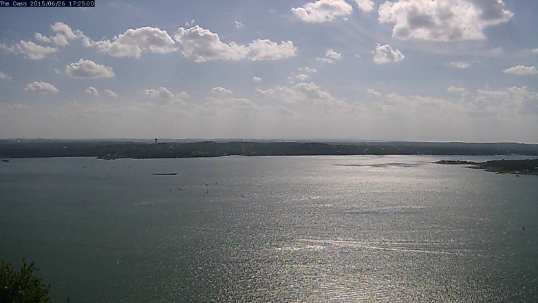 Lake Travis webcam, June 26, 2015 4:30 PM CT