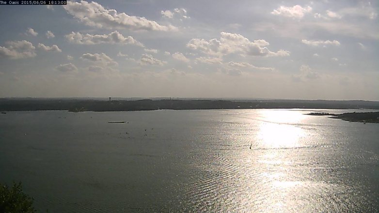 Lake Travis webcam, June 26, 2015 5:20 PM CT