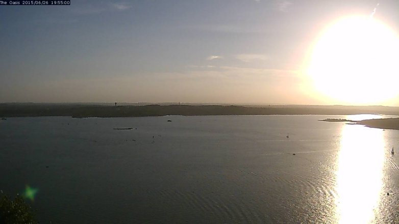 Lake Travis webcam, June 26, 2015 7:00 PM CT