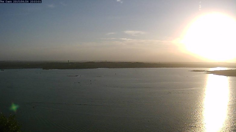Lake Travis webcam, June 26, 2015 7:10 PM CT