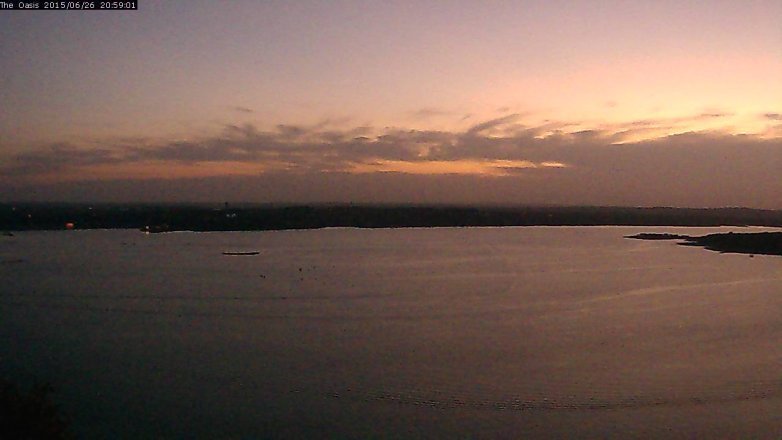 Lake Travis webcam, June 26, 2015 8:05 PM CT