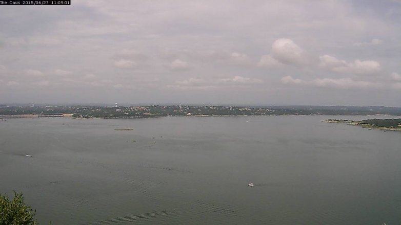 Lake Travis webcam, June 27, 2015 10:15 AM CT