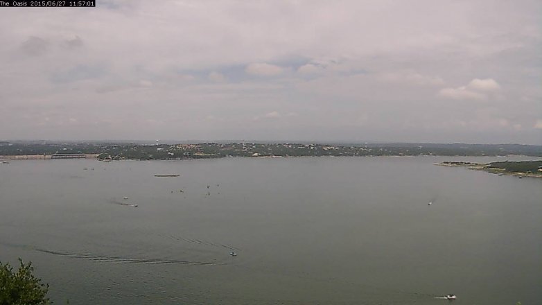Lake Travis webcam, June 27, 2015 11:05 AM CT