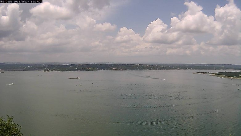 Lake Travis webcam, June 27, 2015 12:35 PM CT