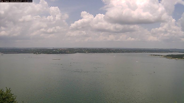 Lake Travis webcam, June 27, 2015 12:45 PM CT