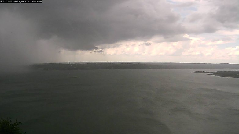 Lake Travis webcam, June 27, 2015 2:10 PM CT