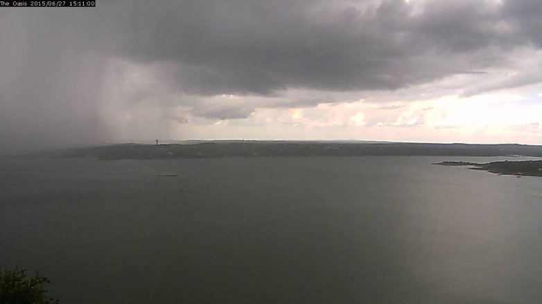 Lake Travis webcam, June 27, 2015 2:20 PM CT