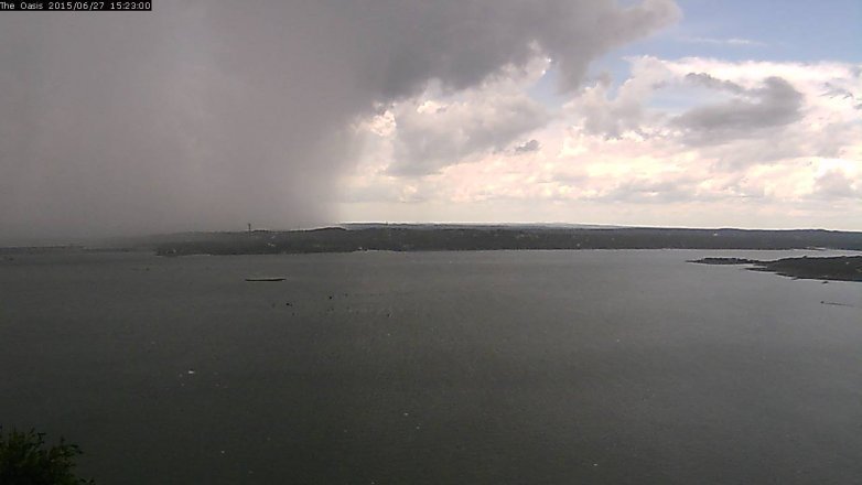 Lake Travis webcam, June 27, 2015 2:30 PM CT