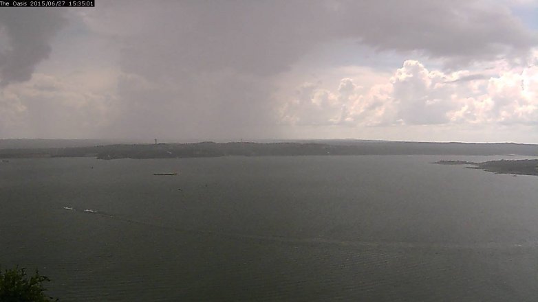 Lake Travis webcam, June 27, 2015 2:40 PM CT