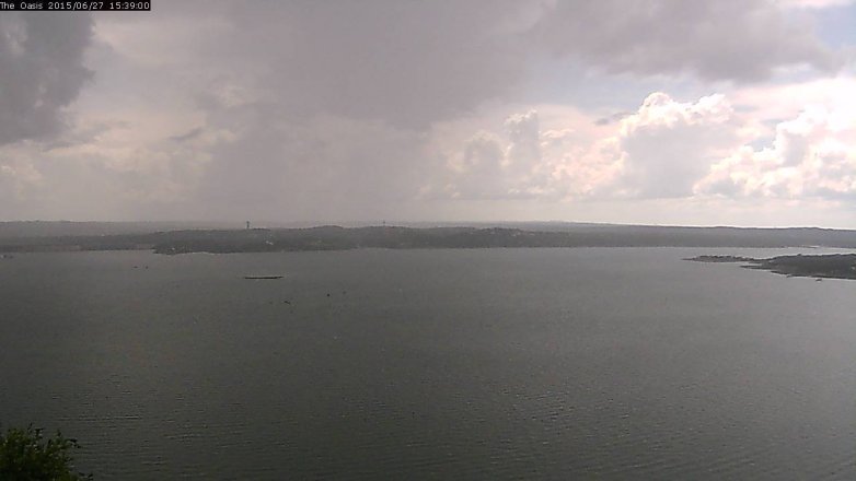 Lake Travis webcam, June 27, 2015 2:45 PM CT