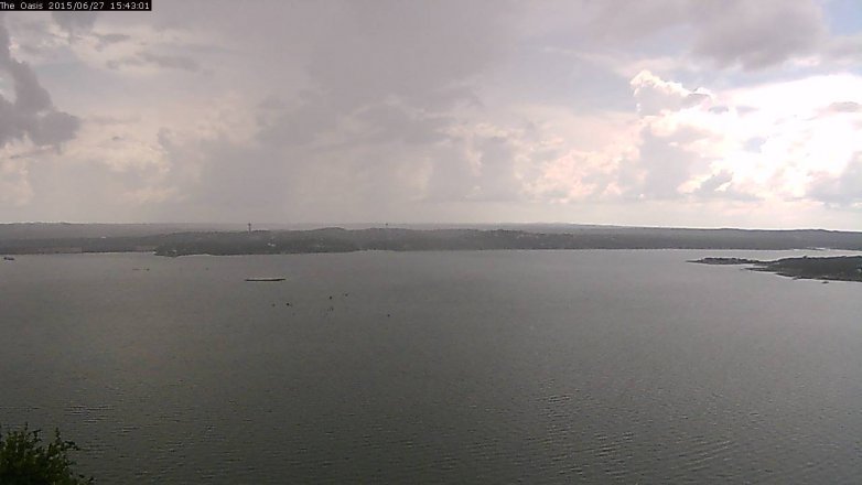 Lake Travis webcam, June 27, 2015 2:50 PM CT