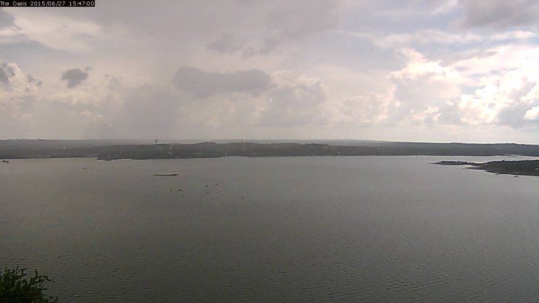 Lake Travis webcam, June 27, 2015 2:55 PM CT