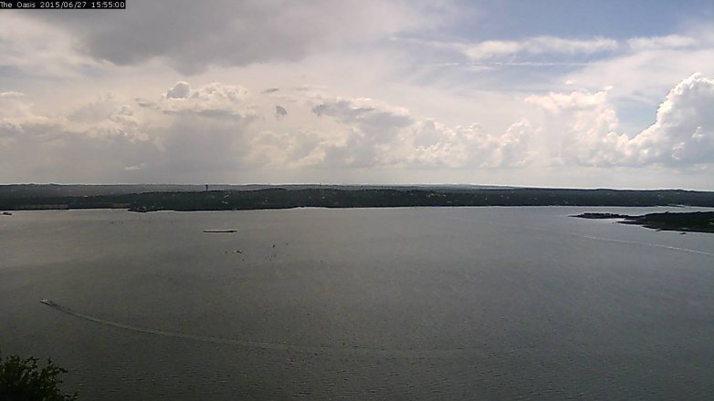 Lake Travis webcam, June 27, 2015 3:00 PM CT