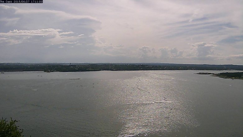 Lake Travis webcam, June 27, 2015 4:20 PM CT