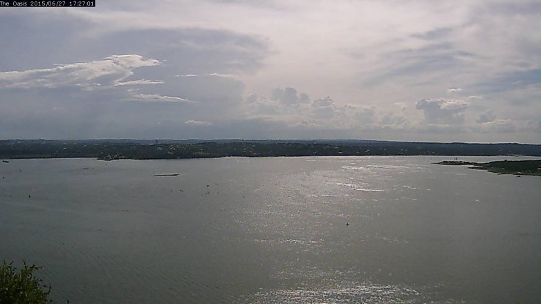 Lake Travis webcam, June 27, 2015 4:35 PM CT