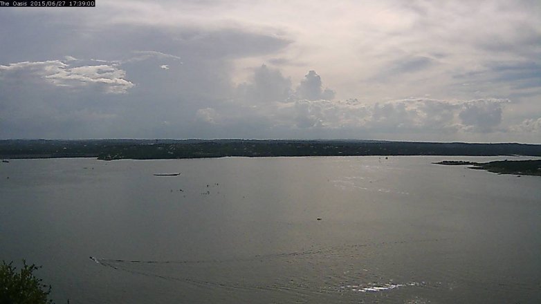 Lake Travis webcam, June 27, 2015 4:45 PM CT