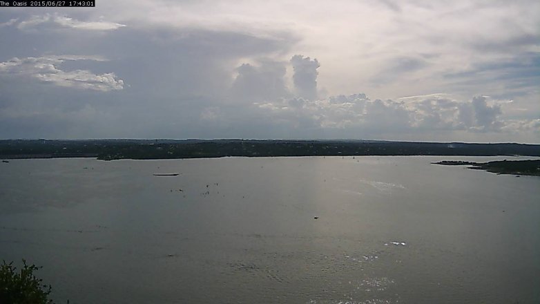 Lake Travis webcam, June 27, 2015 4:50 PM CT