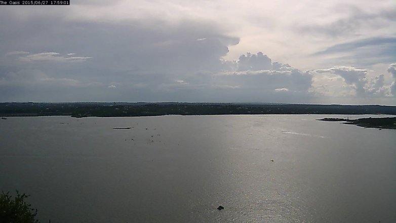 Lake Travis webcam, June 27, 2015 5:05 PM CT