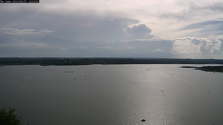 Lake Travis webcam, June 27, 2015 5:10 PM CT