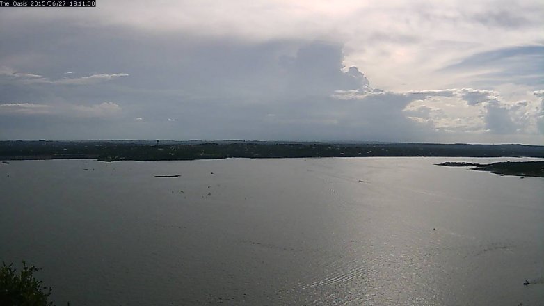 Lake Travis webcam, June 27, 2015 5:20 PM CT