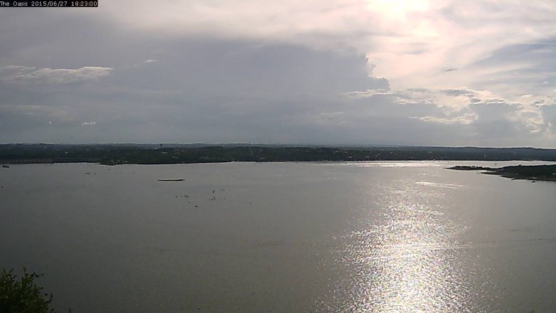 Lake Travis webcam, June 27, 2015 5:30 PM CT