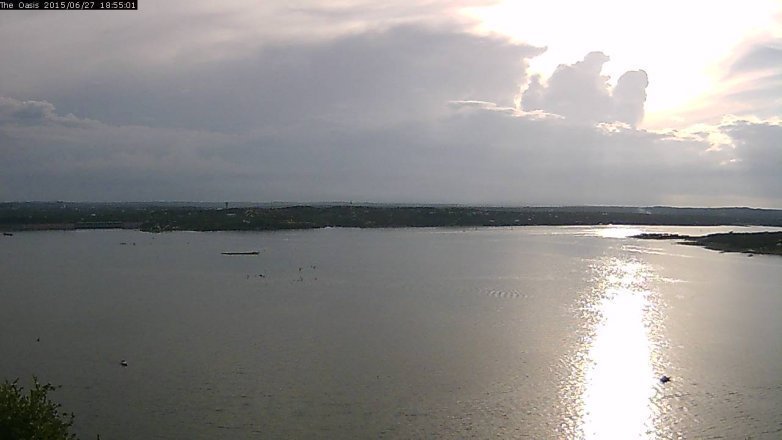Lake Travis webcam, June 27, 2015 6:00 PM CT