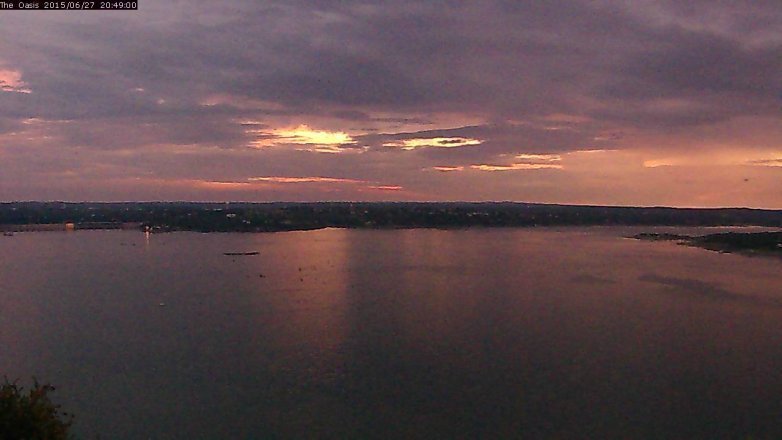 Lake Travis webcam, June 27, 2015 7:55 PM CT