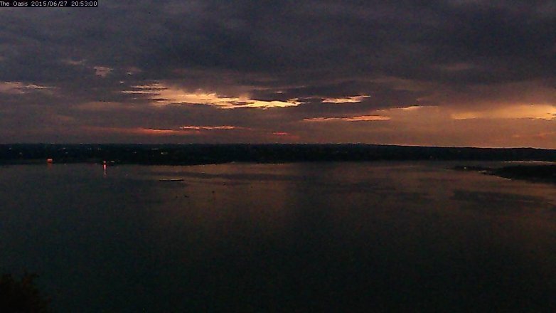 Lake Travis webcam, June 27, 2015 8:00 PM CT