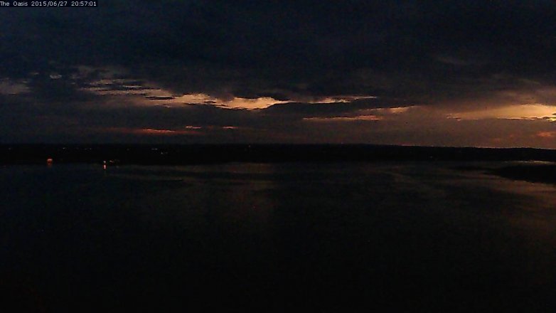 Lake Travis webcam, June 27, 2015 8:05 PM CT