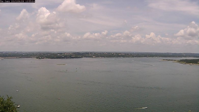Lake Travis webcam, June 28, 2015 12:00 PM CT