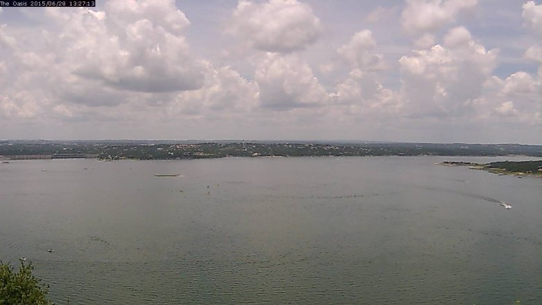 Lake Travis webcam, June 28, 2015 12:35 PM CT