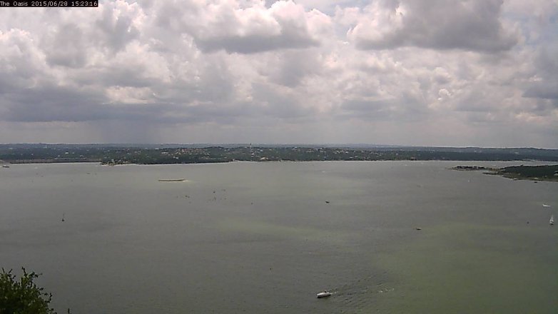 Lake Travis webcam, June 28, 2015 2:30 PM CT
