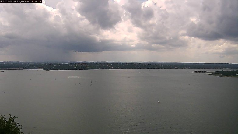 Lake Travis webcam, June 28, 2015 2:45 PM CT