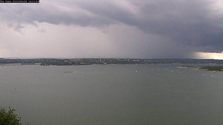 Lake Travis webcam, June 28, 2015 3:20 PM CT