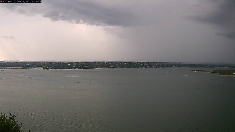 Lake Travis webcam, June 28, 2015 3:30 PM CT