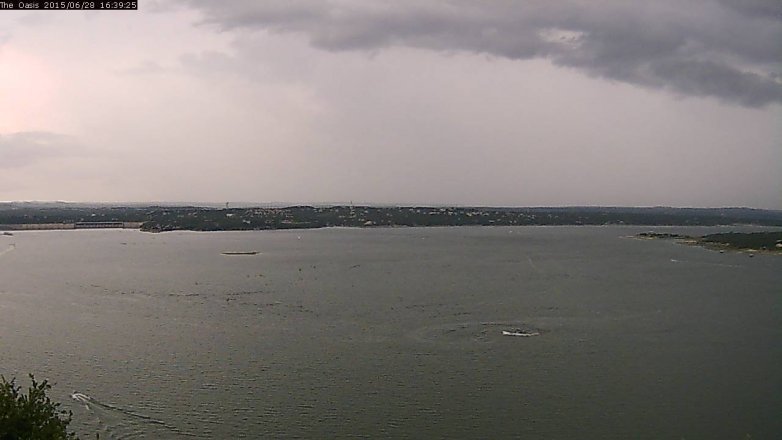 Lake Travis webcam, June 28, 2015 3:45 PM CT