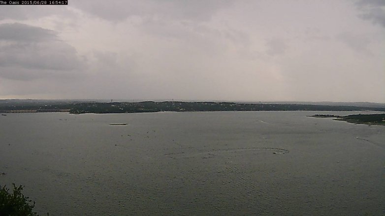 Lake Travis webcam, June 28, 2015 4:00 PM CT